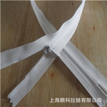 3#布边隐形拉链配色过检针滴水头定做批发本白色厂家直销