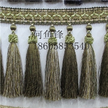 人造丝花边高档窗帘花边辅料帘头吊穗子配件