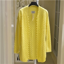 2013春装新款韩版女小香风珍珠针织衫糖果色中长款开衫毛衣外套