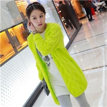 2013秋装新款女装韩版棒针麻花宽松纯色加厚披肩开衫毛衣外套女