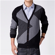 批发2013秋新品男装针织衫男士毛衣开衫针织开衫100%全棉12016
