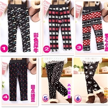 【厂家直销】珍珠绒女童加绒加厚女童打底裤秋冬款6种花色童裤