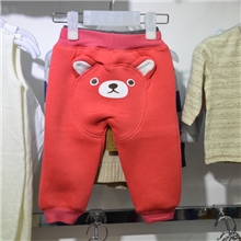 外贸童装裤子小童造型包屁裤卡特mini加厚儿童秋冬保暖卫衣长裤