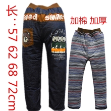 爆款男童牛仔棉裤新款加棉加厚童裤中小童特价童裤/厂家批发