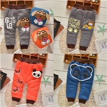 童装冬款童下装男童韩版外贸新款加绒加厚小童裤纯棉休闲儿童棉裤