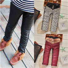 新款外贸小童裤纯棉加绒宝宝裤子加厚皮童裤加绒儿童棉裤厂家直销