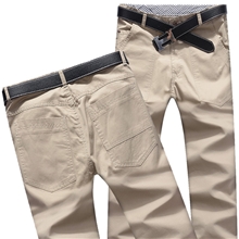 秋冬新款男式休闲裤商务直筒修身休闲男裤潮新款品牌高档男裤子