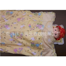 厂家直销100%特级双宫桑蚕丝儿童被各类被套加工定制批发