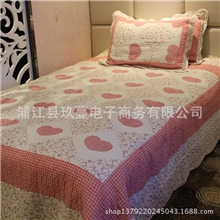 【一件代发】全棉绗缝被三件套水洗被夏凉被床盖厂家直销