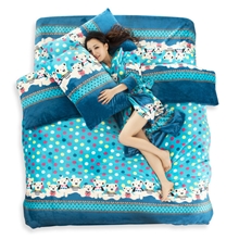 厂家直销馨荷超柔法莱绒保暖加厚四件套不掉毛抗静电床品套件