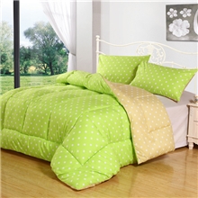 波点纯色双拼润肤冬被被芯厂家批发床上用品特价一件代发