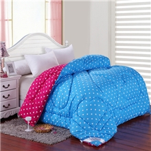 超柔波点星月冬被超细纤维被加厚被子被芯厂家直供一件代发