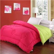 〖心动价】纯色双拼活性磨毛秋冬被冬被芯加厚保暖被厂地直营