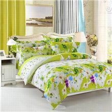 【火拼】全棉128*68多规格半活性四件套被套床单微笑家纺直营店
