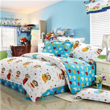 厂家直销纯棉斜纹印花床单被套四件套1.2\1.5\1.8米床现货批发