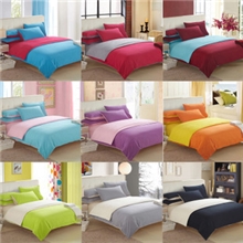 正兰四件套素色双拼四件套床上用品四件套批发床上四件套厂家