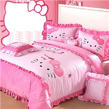 活性印花超柔天鹅绒床裙四件套批发外贸厂家定做批发