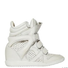 2013SS早春isabelmarant真皮休闲运动鞋内增高刘嘉玲新款波鞋