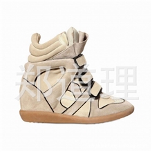 2013早秋厂家isabelmarant刘嘉玲款内增高休闲真皮拼色运动女鞋