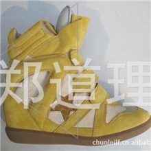 2013SS早春isabelmarant刘嘉玲新款真皮休闲内增高运动波鞋