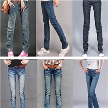 外贸女式杂款牛仔裤批发热卖女装库存高腰女士小脚铅笔长裤厂家