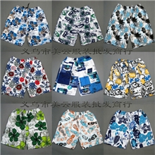 厂家直销夏季优质桃皮绒男士沙滩裤大码休闲运动短裤免费一件代发