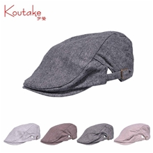 帽子宇莹厂家批发鸭舌帽贝雷纯棉英伦复古简约热卖中性帽子