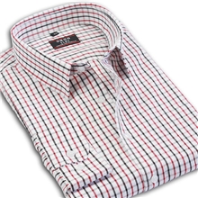 ELDI2013秋季新款男装商务休闲英伦风修身格子长袖衬衫