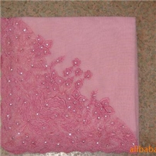 头巾,围巾,巴里纱坯布，外贸，印花方巾，绣花，染色，阿拉伯