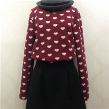 2013年秋季新款套头长袖爱心衬衫韩国东大门女式长袖打底衫批发