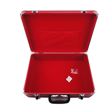 晶品箱包厂生产定制婚庆铝箱收纳箱化妆箱喜庆首饰箱批发