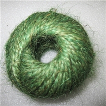 厂家供应染色黄麻纱条，染色黄麻纱线，染色单纱，染色合股纱