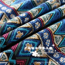2013新款手工布料拼布桌布窗帘装饰用布服装面料裙子棉麻印花