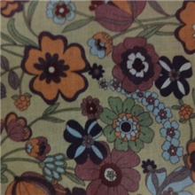 活性棉麻印花麻布花开富贵现货供应及批发