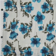 生产批发32S全棉绉布印花面料