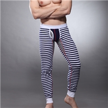 保暖裤厂家色织条男士打底裤秋冬必备男士秋裤希宾保暖裤批发