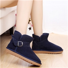 厂家一件代发男女款情侣雪地靴雪地鞋批发系带经典真牛皮