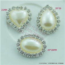 钻饰配件珍珠贴片手工装饰配件蝴蝶结发饰配件制花饰品配件