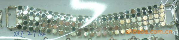 批发镶钻装饰链镶钻背胶铝片铝片链条