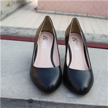 全真皮舒适女工作鞋鞋子皮鞋真皮女鞋高跟鞋真皮东莞女鞋工