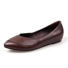 2013新款厂家批发OL女鞋单鞋平跟鞋女浅口女鞋平底单鞋真皮