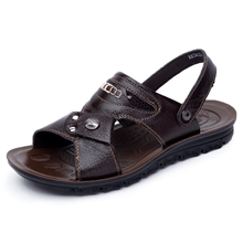 贝罗盟男凉鞋沙滩鞋男真皮正品夏季韩版潮2013凉鞋男新款皮凉鞋