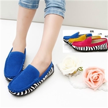 13秋款童鞋批发儿童斑马纹豆豆鞋休闲鞋船鞋26-30码