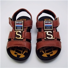 低价儿童凉鞋注塑软底沙滩鞋ＰＵ拼接儿童男款宝宝沙滩凉鞋批发