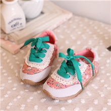 2013新品童鞋批发韩国女童碎花公主运动单鞋儿童运动鞋小童2125