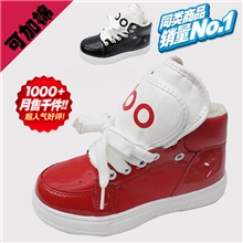 品牌韩国版双鞋舌超酷皮温州品质儿童运动童鞋棉鞋10026