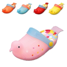 供应儿童立体小鸟洞洞鞋春夏季新款小童水晶凉鞋凉拖两用24-29