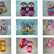 厂家热销新款立体毛绒棉鞋保暖全包鞋超可爱卡通棉拖鞋