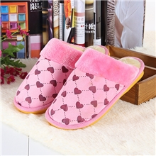 [QX-TX3002]新款棉拖鞋批发可爱桃心棉拖鞋冬季新款情侣棉拖鞋