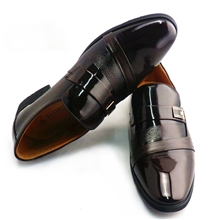 卡迪纳尔老头正品男鞋男士正装皮鞋英伦时尚亮皮尖头套脚经典男鞋